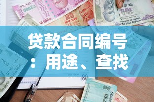 贷款合同编号：用途、查找方法及常见问题全解析