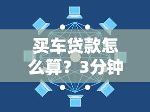 买车贷款怎么算？3分钟搞懂月供计算方法和避坑指南